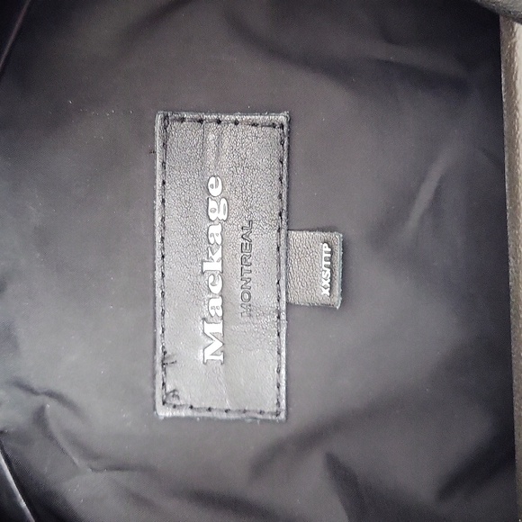 Like New Mackage 100% Lambskin Bomber Jacket XXS-XS - Picture 2 of 7